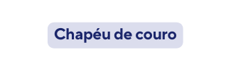 Chapéu de couro